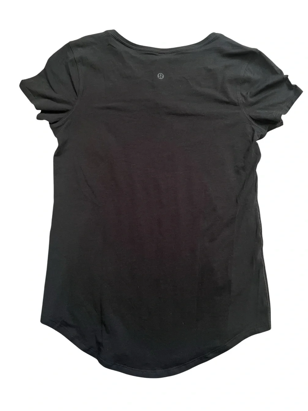 lululemon athletica Black Short Sleeve Scoop Neck Tee